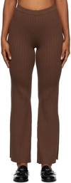 Sir Brown Sylvie Lounge Pants In Chocolate