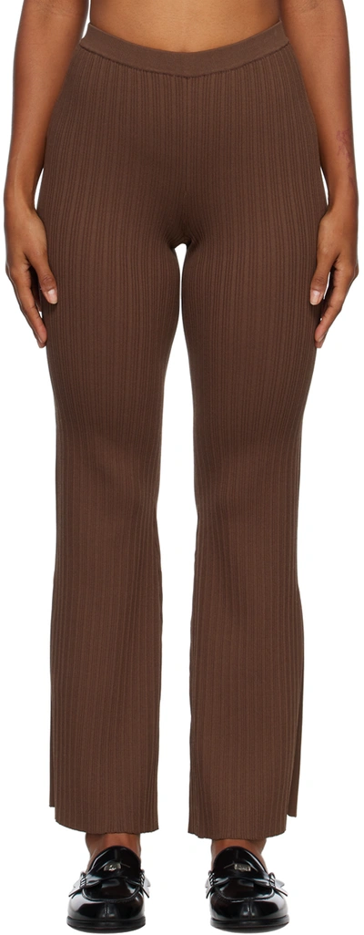 Sir Brown Sylvie Lounge Trousers In Chocolate