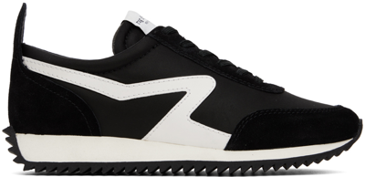 Rag & Bone Black Retro Runner Sneakers