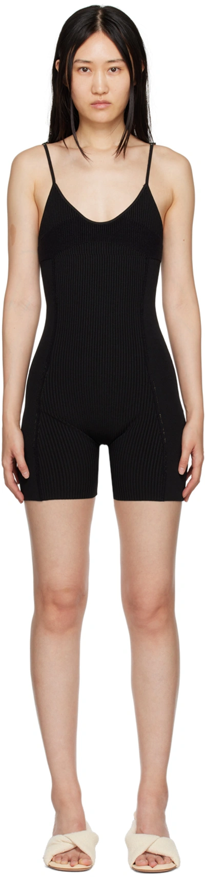 Jacquemus Bellinu Rib In 990 Black