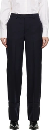 Bite Navy Fold Up Trousers In Navy 5015