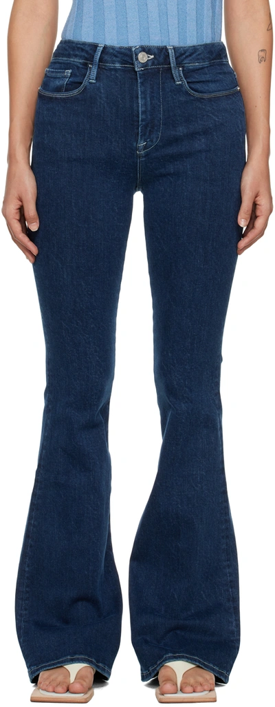 Frame High Flare Jeans In Sutherland