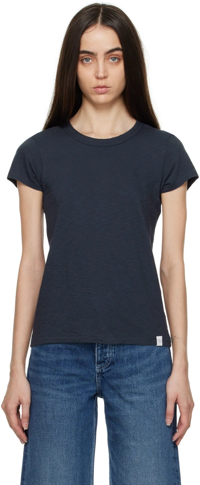 Rag & Bone Round-neck Organic Cotton T-shirt In Pale Pink