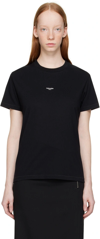 Holzweiler Black Oslo T-shirt In 1051 Black