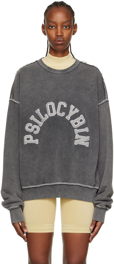 Misbhv Gray Psilocybin Sweatshirt In Grey