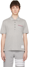 Thom Browne Pocket Polo Lt Grey In 055 Lt Grey