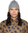 Ps By Paul Smith Ps Paul Smith Zebra Logo Beanie In 76 Greys