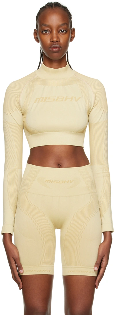 Misbhv Sport Cropped Performance Top In 中性色
