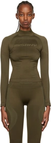 MISBHV KHAKI LONG SLEEVE SPORT TOP