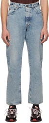 Darkpark Blue Mark Jeans In Grey Wash
