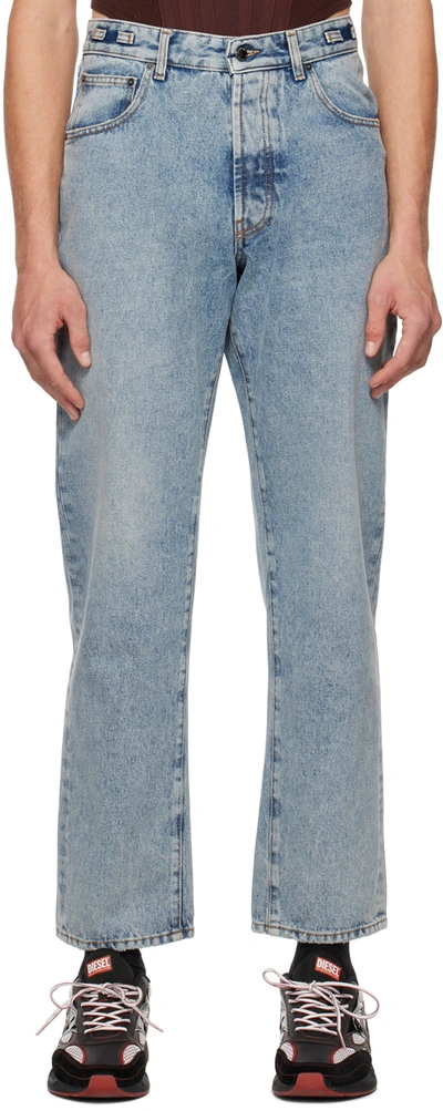 Darkpark Blue Mark Jeans In Grey Wash
