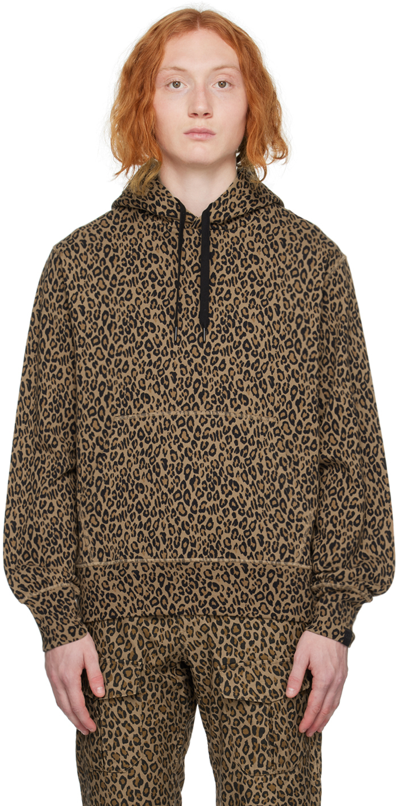 Rag & Bone Brown All Over Hoodie In Lep