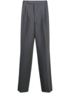 The Frankie Shop Bea Wide-leg Suit Trousers In Grey