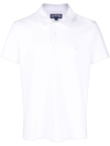 Vilebrequin Pacific Logo-embroidered Cotton-blend Terry Polo Shirt In White