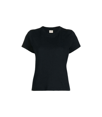 Khaite The Emmylou Cotton T-shirt In Black
