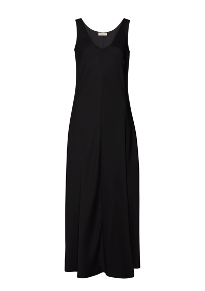 Lapointe Satin Bias Maxi Dress In Black