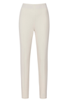 Lapointe Stretch Scuba Fitted Pintuck Pant In Cream
