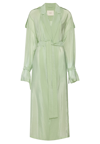 LAPOINTE TEXTURED SHEER CUPRO RELAXED TRENCH