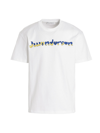 Jw Anderson X Run Hany Logo T-shirt In White