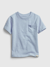 Gap Toddler Organic Cotton Mix And Match Pocket T-shirt In Blue