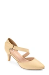 Journee Collection Collection Women's Tru Comfort Foam Wide Width Tillis Pump In Nude