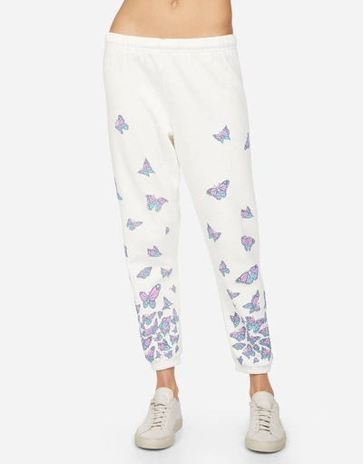 Lauren Moshi Alana Color Butterfly Skull Burst In Milk