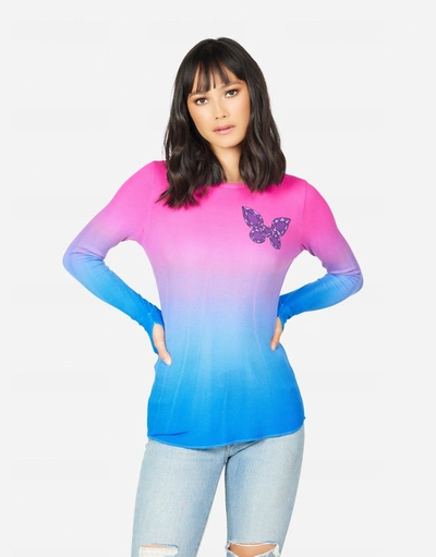 Lauren Moshi Mckinley Diamond Butterfly In Tropical Sorbet