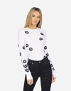 Lauren Moshi Mckinley Scattered Lips In White