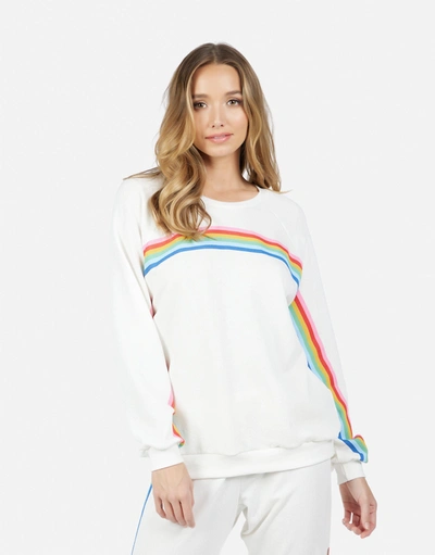 Lauren Moshi Noleta Stripe Peace In Milk
