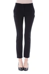 BYBLOS BYBLOS BLACK POLYESTER JEANS &AMP; WOMEN'S PANT