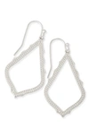 Kendra Scott Sophia Statement Earrings In Silver