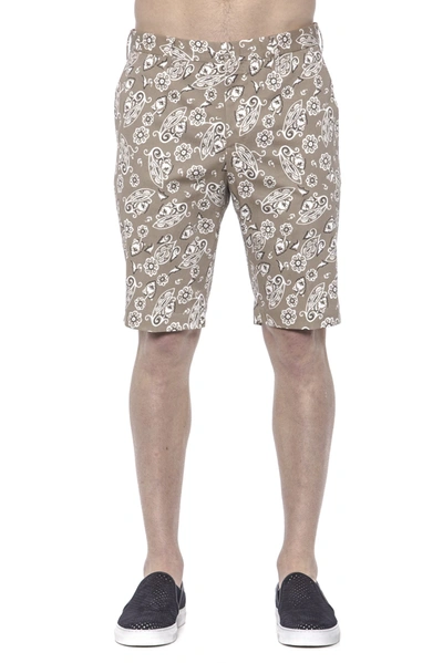 Pt Torino Beige Cotton Short