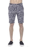 Pt Torino Blue Cotton Short In Blue