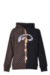 Sprayground Burnt Sharks In Paris Hoodie In Black