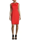 CALVIN KLEIN Sleeveless Sheath Dress,0400093669672