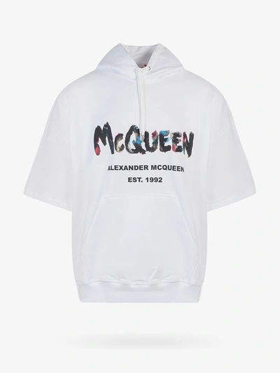 Alexander Mcqueen Sweatshirt In White