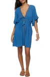 O'neill Wilder Lace Trim Cover-up In Classic Blue