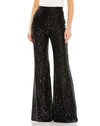 MAC DUGGAL SEQUIN FLARE EVENING PANTS