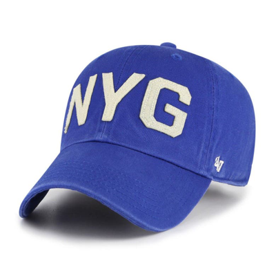47 ' Royal New York Giants Finley Clean Up Adjustable Hat