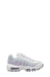 Nike Kids' Air Max 95 Recraft Gs Sneaker In White/ Silver/ Pure Platinum