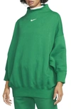 Nike Sportswear Phoenix Fleece Sweatshirt In Green