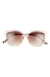 Aire Lacerta 54mm Gradient Square Sunglasses In Sand/ Cookie Tort
