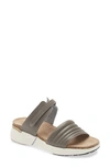 Naot Vesta Sandal In Foggy Grey Leather