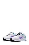 Nike Air Zoom Structure 24 Running Shoe In White/ Purple/ Grape