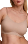 Eby Support Seamless Mesh Bralette In Nude