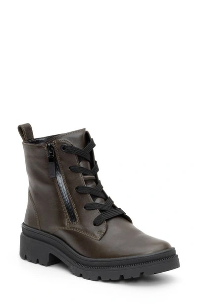 Ara Waterproof Lace-up Boot In Forest