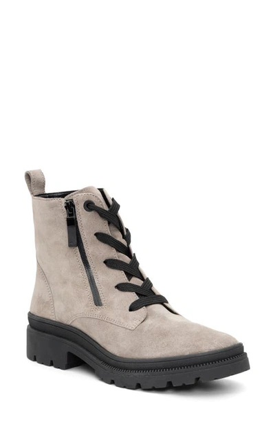 Ara Waterproof Lace-up Boot In Moon