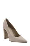 Marc Fisher Ltd Abilene Pointed Toe Pump In Taupe Suede