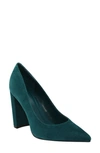 Dark Green Suede