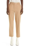 LAFAYETTE 148 CLINTON CAMEL HAIR ANKLE PANTS